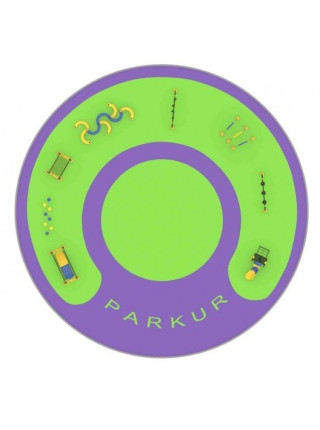 Готовый проект спортивно-игровой площадки Паркур